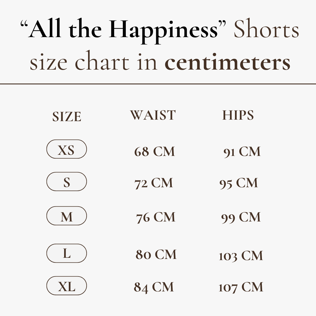 All the Happiness High-Rise Shorts in Electric Feels Print