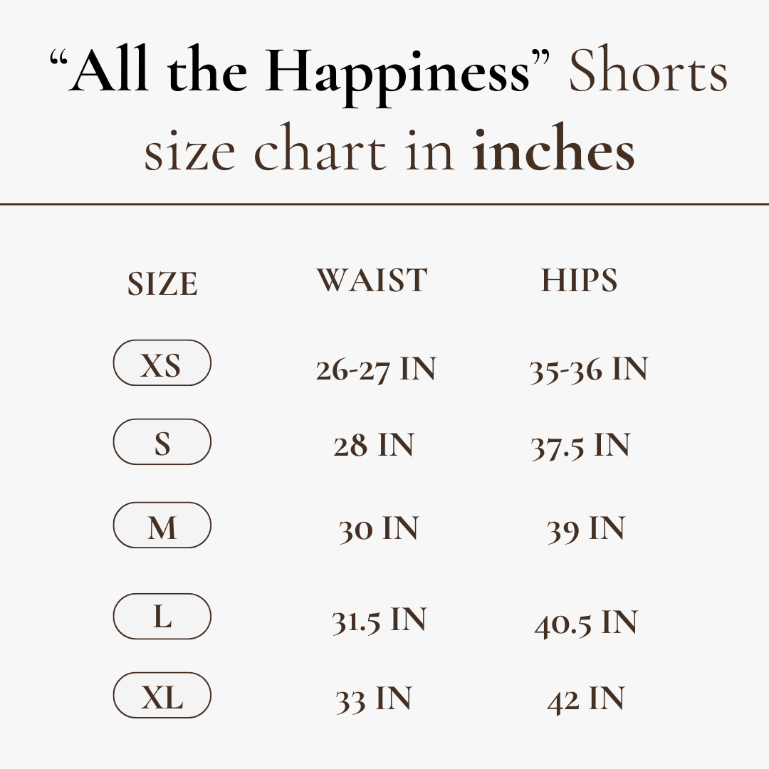 All the Happiness High-Rise Shorts in Electric Feels Print