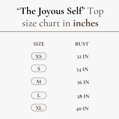 The Joyous Self Top in Brightscape Print